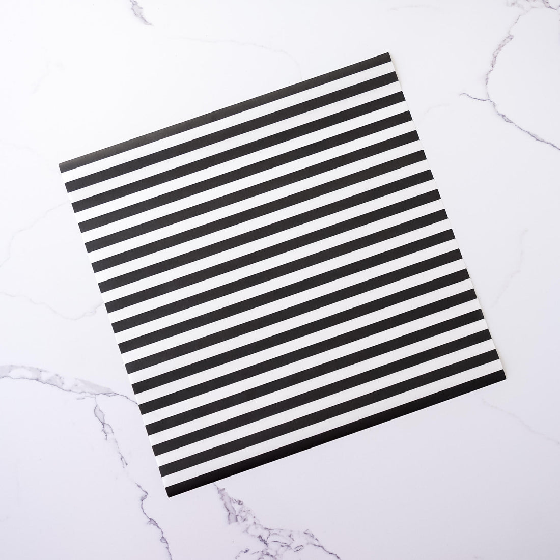 black and white striped food wrapping paper