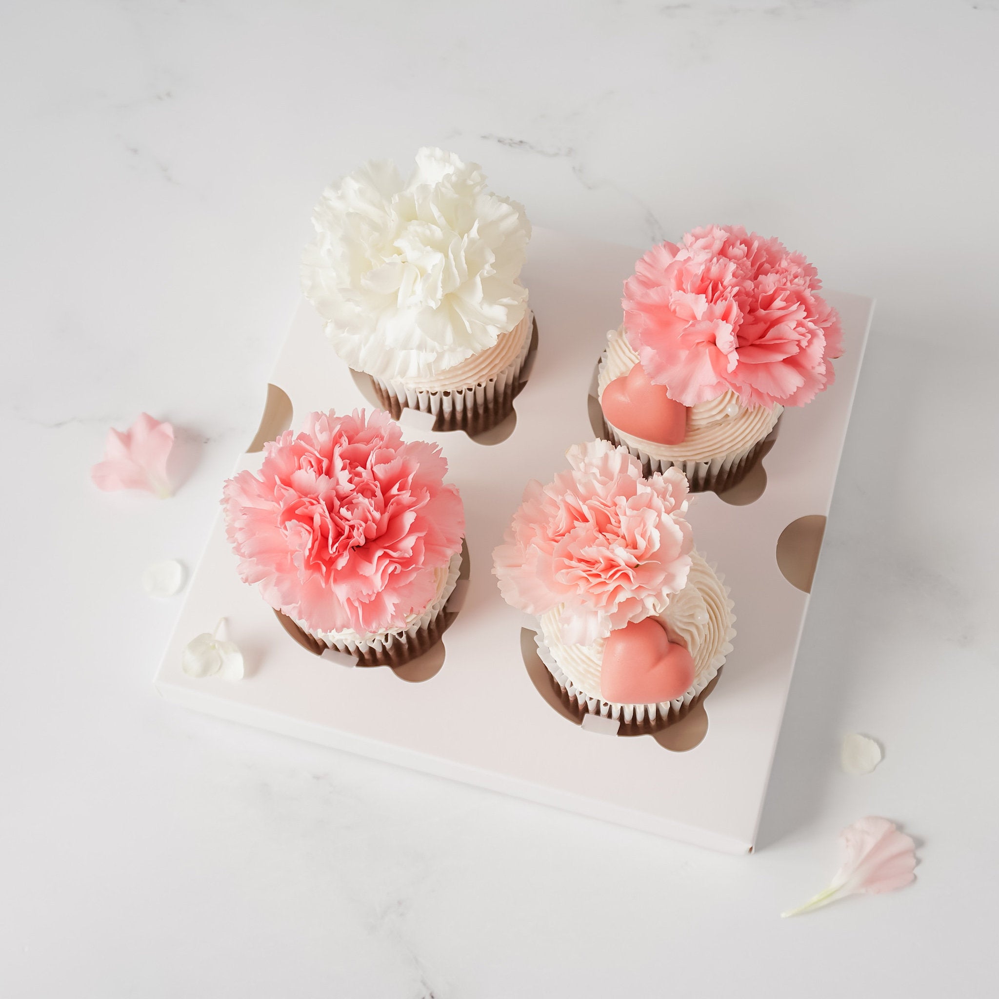 cupcake insert, flower cupcakes