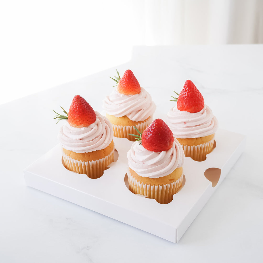 cupcake inserts in white