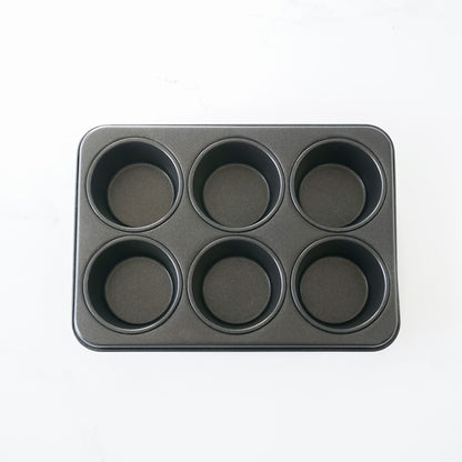 cupcake and muffin pan, 6-cup