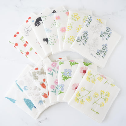 Japanese dish cloths in 14 patterns