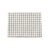 linen kitchen towel in ivory/black grid