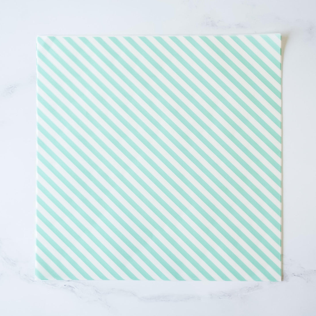 mint stripe parchment paper