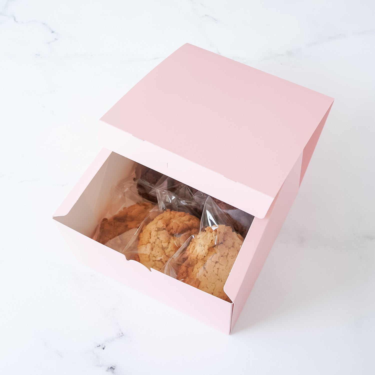 pink bakery box