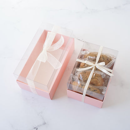 pink bakery boxes