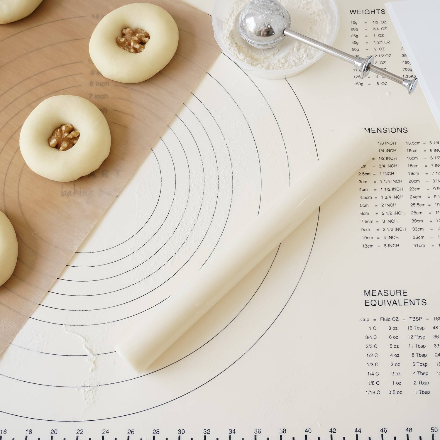 plastic rolling pin, dough roller