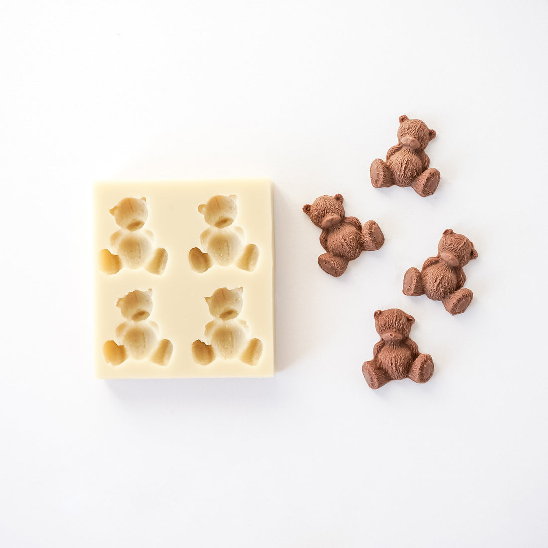 slicone mold, mini bear