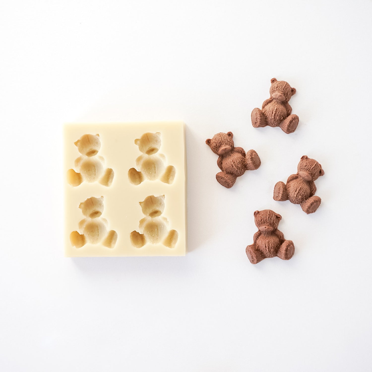 slicone mold, mini bear