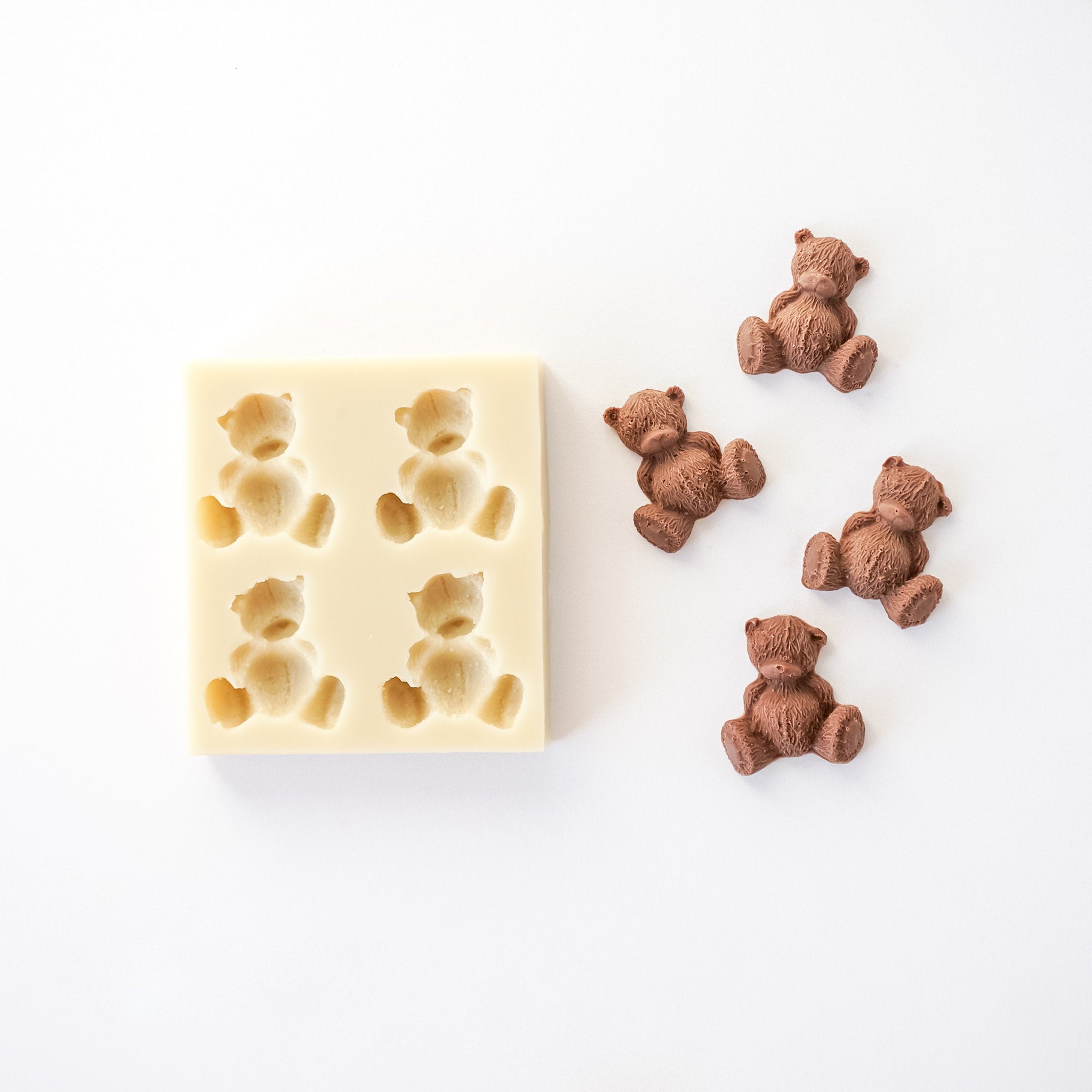 slicone mold, mini bear