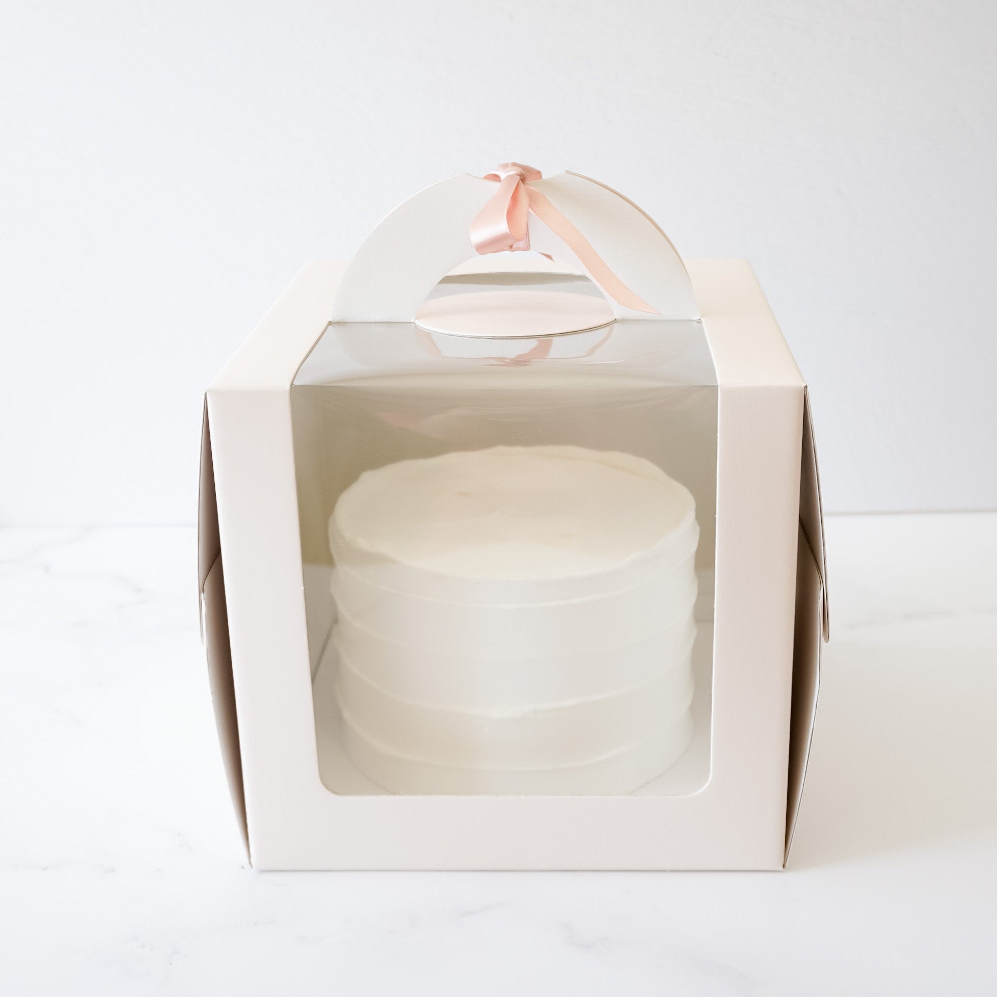 White Kraft Paper Transparent Tall Cake Box, Packaging Size: 12.00 X 12.00  X 8.00(inches) at Rs 62/piece in Sivakasi